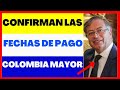 COLOMBIA MAYOR: FECHAS DE PAGO Adulto Mayor 4 al 17 de Julio