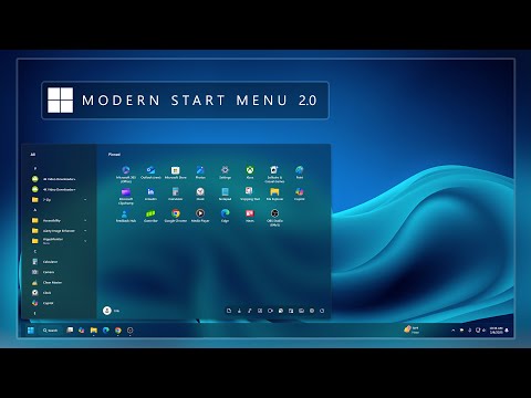 Windows 11 Modern Start Menu 2.0 | New Start Menu | Windows