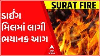 સુરતઃ પલસાણામાં ડાઈંગ મિલમાં લાગી ભયાનક આગ, ફાયર ટીમ પહોંચી ઘટનાસ્થળે