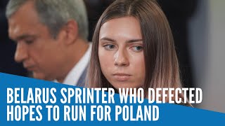 Belarus sprinter who defected hopes to run for Poland