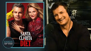 Nathan Fillion talks on set experience with Drew Barrymore & Timothy Olyphant on Santa Clarita Diet