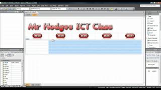 expression web to create a template