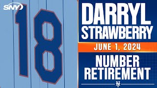 Darryl Strawberry joins all-time Mets greats as his No. 18 is retired at Citi Field | SNY