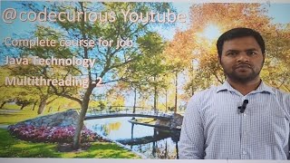 27 core java | multithreading part -2 | complete course for job