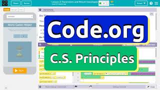 Code.org Lesson 2.2 Parameters and Return Investigate | Tutorial with Answers | Unit 7 2022