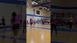 Isabel Scores a Service Ace During Scrimmage at CCVV 15U vs 14U. #ace #volleyball #4k #fypyoutube