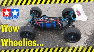 TAMIYA TRF801XT - First drive - Brushless setup