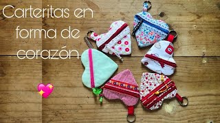 TUTORIAL DE CARTERITAS EN FORMA DE CORAZÓN❤️ | DIY❤️ | Crea y vende ✨🤩