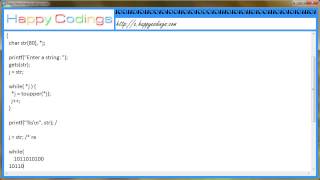 Change string case using its pointer c code example