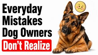 5 Everyday Mistakes Dog Owners Don’t Realize