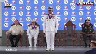 WATCH: PBBM leads the Philippine Navy (PN) Change of Command and Retirement Ceremony in honor o...