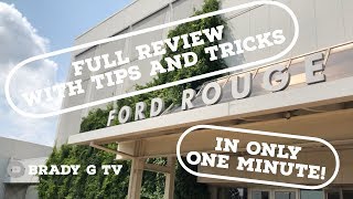 ONE MINUTE REVIEW of the FORD MUSEUM and FORD ROUGE FACTORY 2018