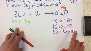 Calculating masses in reactions - p27 (Chem)
