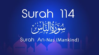 Surah Nas | Mankind | 114 surah | Quran in Most easiest  English detailed Translation | QURAN