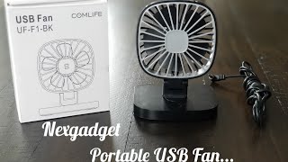 Keep Cool Anywhere! Nexgadget USB Portable Fan...