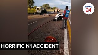 WATCH | 17 people killed in horror accident on N1 in Limpopo