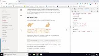 javascript.info The Modern JavaScript Tutorial 5.4 Arrays