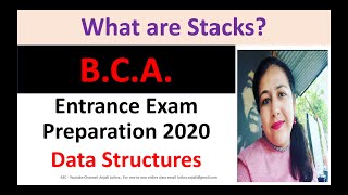 What are Stacks? Data Structures | BCA Entrance Exam Preparation #anjaliluthra #programming