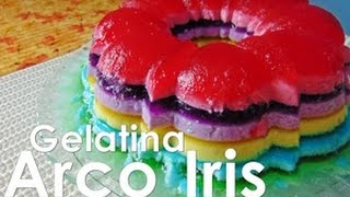 COMO FAZER GELATINA ARCO IRIS | Menino Prendado