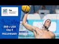 Re-LIVE | SRB v USA - Day 4 | FINA World Men's Junior Water Polo Championships  2021