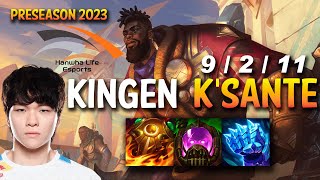 HLE Kingen K'SANTE vs GANGPLANK Top - KR Ranked