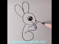 آموزش نقاشی ساده خرگوش🐰🐇