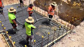 【Duplex】Basement Slab Full recording of knock down rebuild Sydney New Houses Duplex Hampton Style