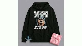 Grogu Crying Tears Funny Viral Meme Shirt
