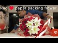 red ♥️🤍 u0026 white 🤍 lilies flower bouquet 50 red flower bouquet flower bouquet of gift birthday viral