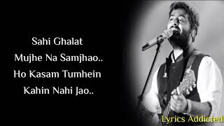 Kasam Full Song with Lyrics| Arijit Singh| Sharman Joshi| Tejashrii Pradhan| Babloo Bachelor