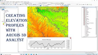 Creating Elevation Profiles with ArcGIS 3D Analyst || create Profiles using a DEM