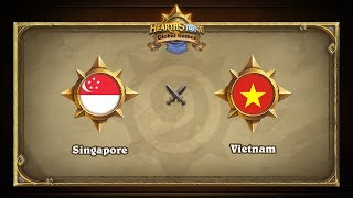 Сингапур vs Вьетнам | Singapore vs Viernam | Hearthstone Global Games (26.05.2017)