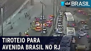 Tiroteio fecha Avenida Brasil no Rio de Janeiro | SBT Brasil (24/06/22)