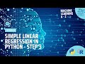Learn Machine Learning | Simple Linear Regression in Python - Step 3