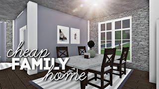 Bloxburg Cheap Family Home Speedbuild