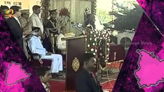 KCR swearing-in as the first Chief Minister of newly formed Telangana