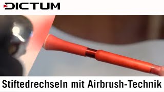 Stiftedrechseln mit Airbrush-Technik - Anwendungsbeispiele – Tutorial