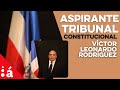 Postulante al Tribunal Constitucional Víctor Leonardo Rodríguez