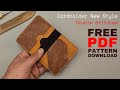 How to make double stitched new style cardholder | Free pattern