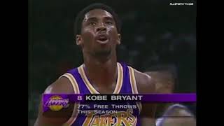 Kobe Bryant 13 Points @ Charlotte, 1997-98.