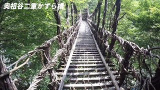 大歩危小歩危渓の穴場「奥祖谷二重かずら橋」を渡ってみた！