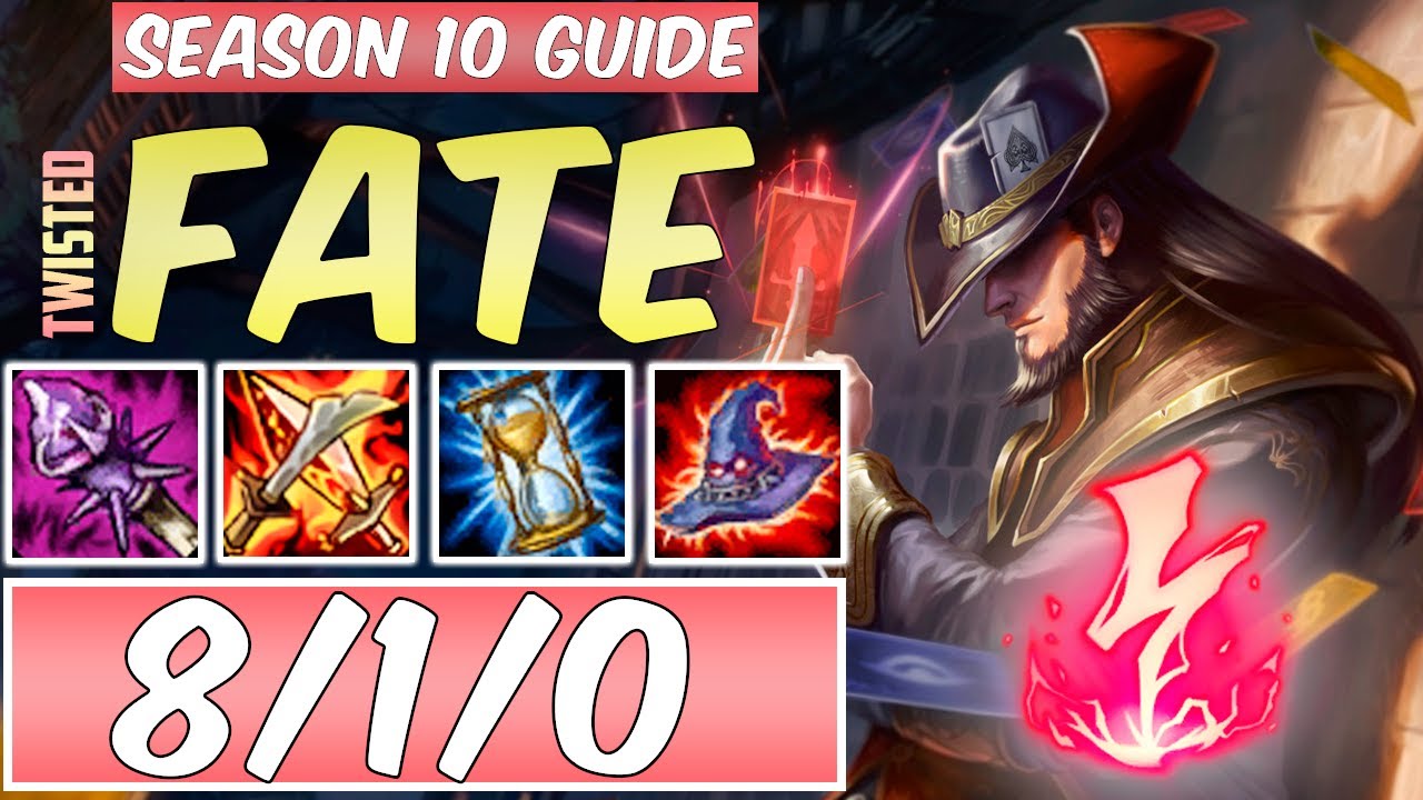 HOW TO PLAY TWISTED FATE SEASON 10 | BEST Build & Runes | Season 10 TF ...