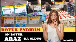 👍Çox Sağol ARAZ !!!  ölkənin ən iri Araz marketində olduq.  Böyük marketdə - Böyük endirimlər .