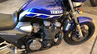 XJR1300 ヤマハ　エンジン始動動画　A-PARTs