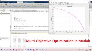 Multi-Objective Optimization in Matlab