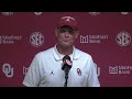 brent venables postgame press conference tennessee 25 oklahoma 15