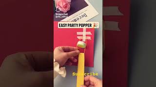 Diy party pop # craft # L.S# PAPER