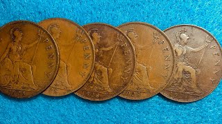 1928 UK One Penny Coins To Look For