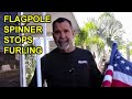 The Best Flagpole Spinner Prevents Furling