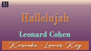 Hallelujah - Karaoke (Leonard Cohen | Lower Key)